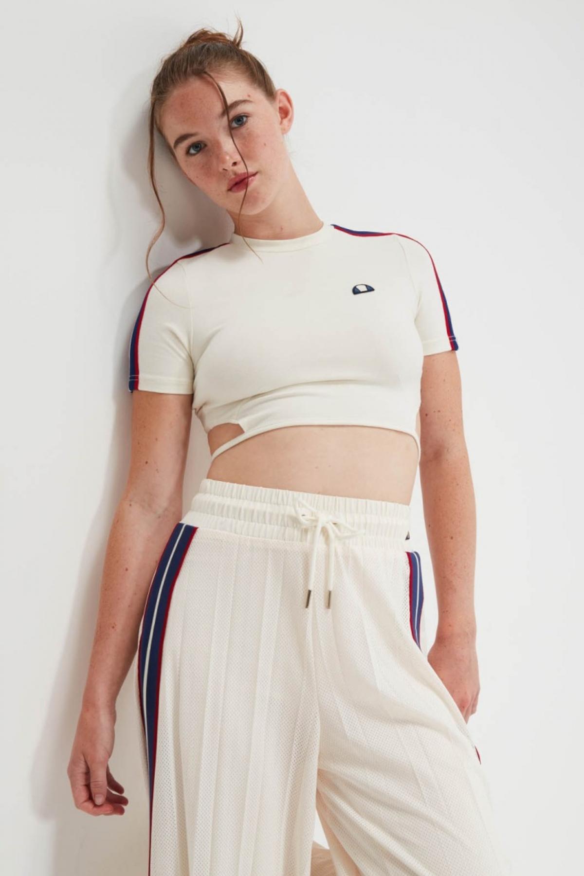 ELLESSE  MALDONADO CROP T SHIRT en color BLANCO  (1)