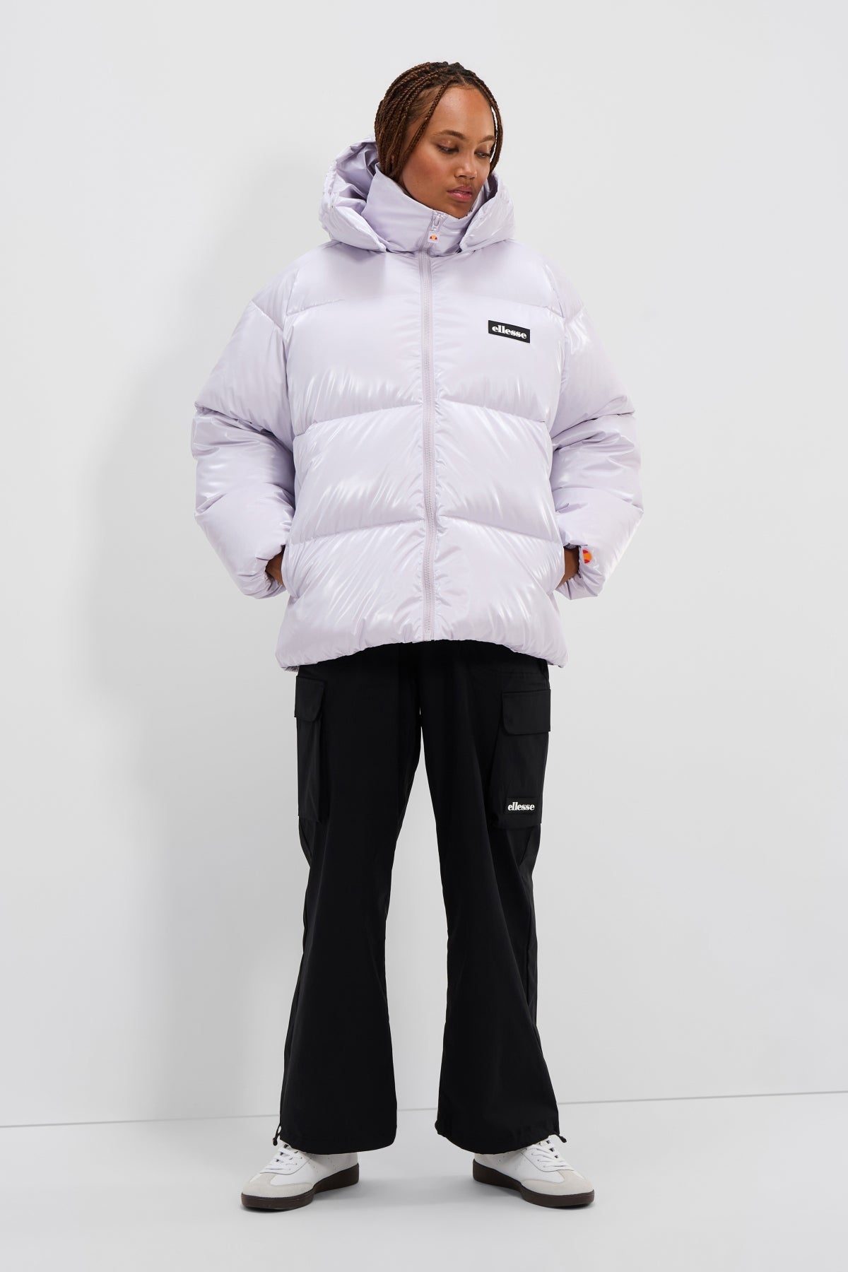 ELLESSE LENZER PADDED JACKET en color VIOLETA  (4)