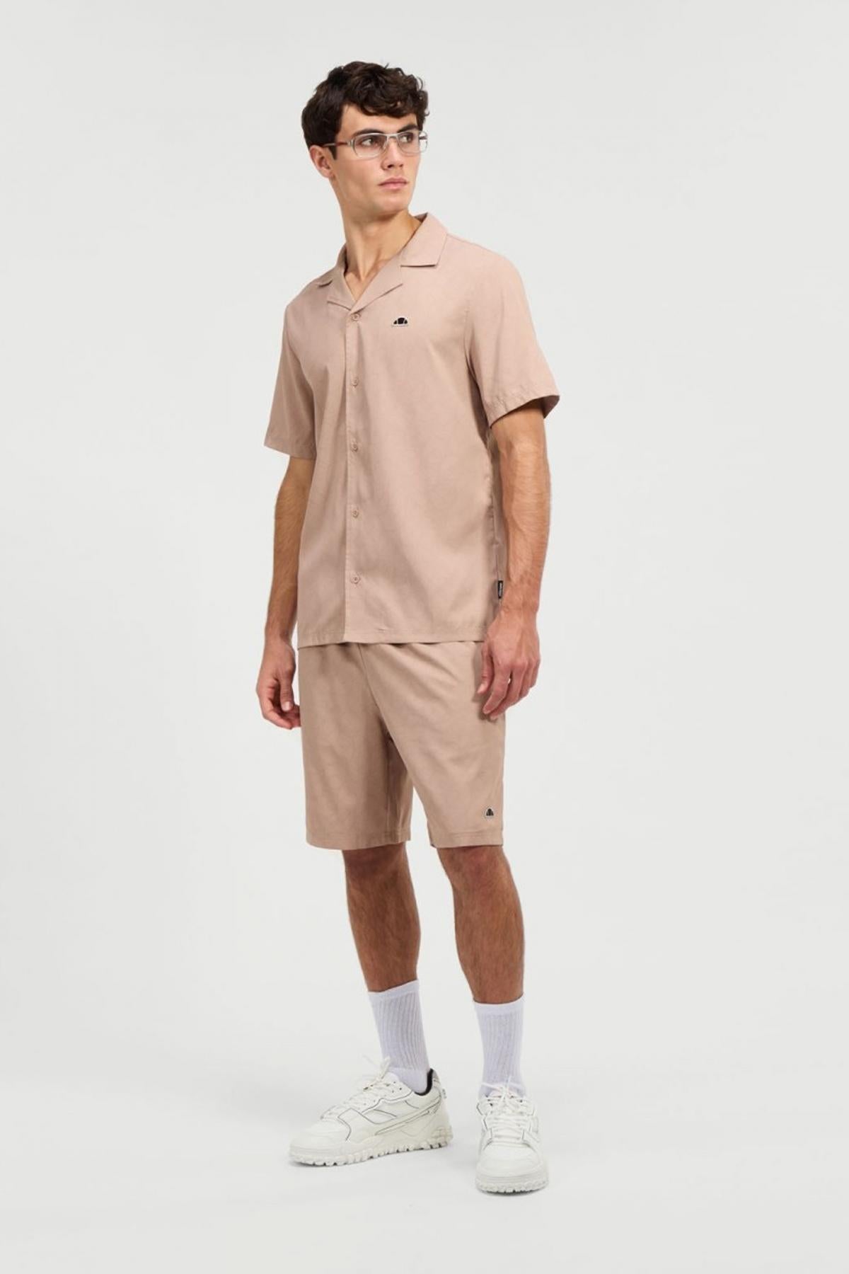 ELLESSE ORVIETA SHIRT en color MARRON CLARO  (2)