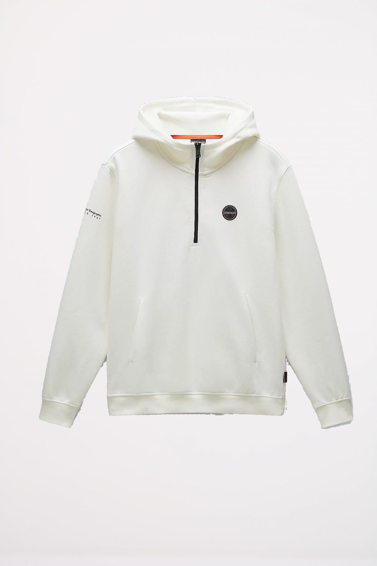 NAPAPIJRI B-BADGE en color BLANCO  (2)