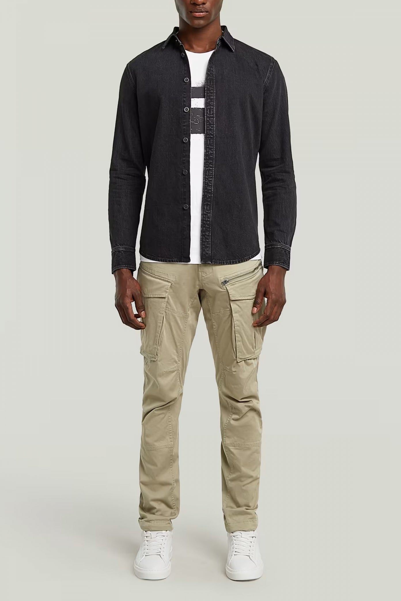 G-STAR ROVIC ZIP D REGULAR TA en color MARRON CLARO  (4)