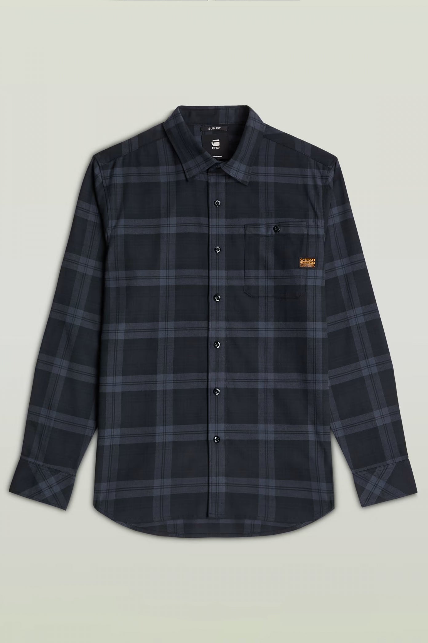 G-STAR BRISTUM , SLIM SHIRT en color AZUL  (2)