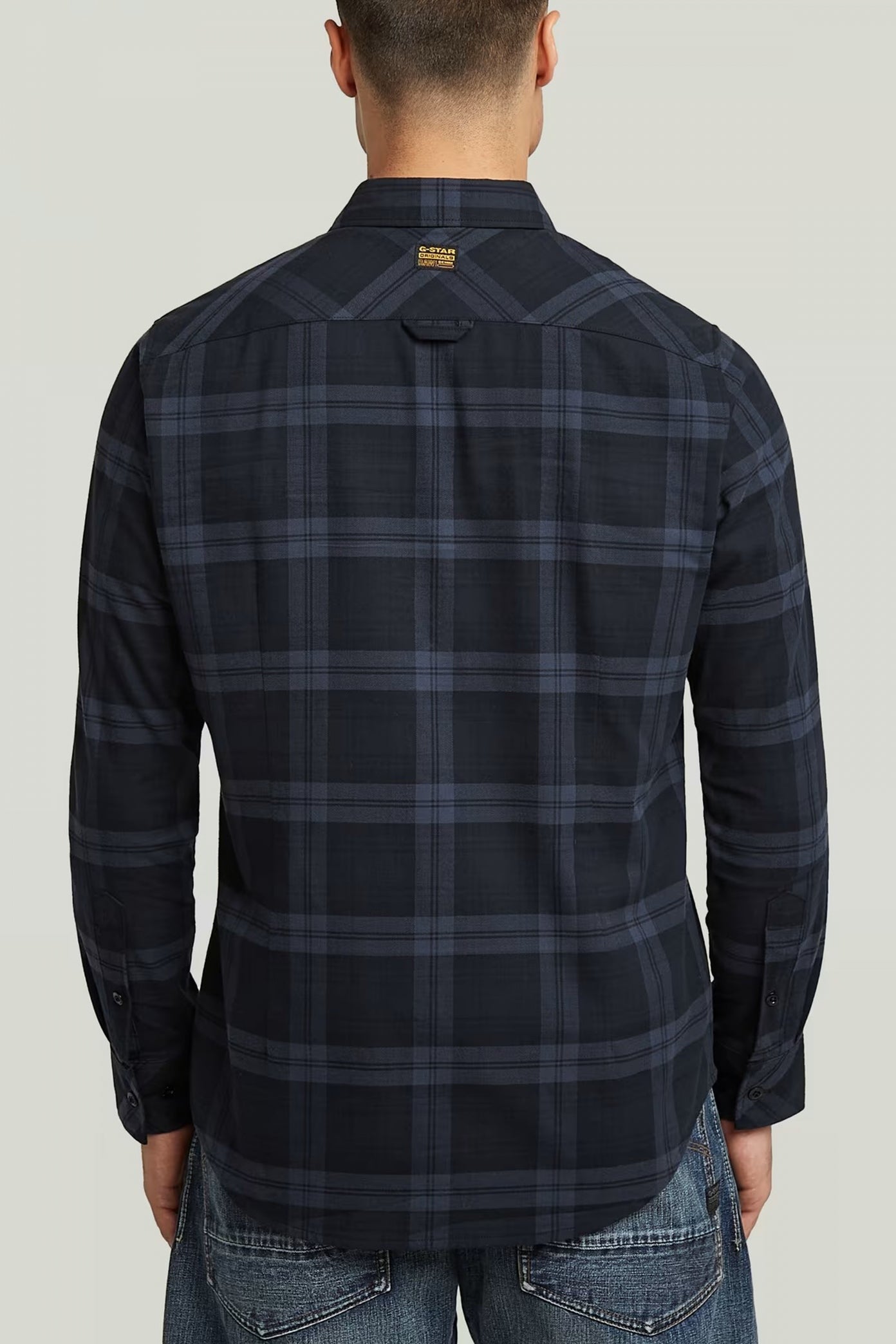 G-STAR BRISTUM , SLIM SHIRT en color AZUL  (3)