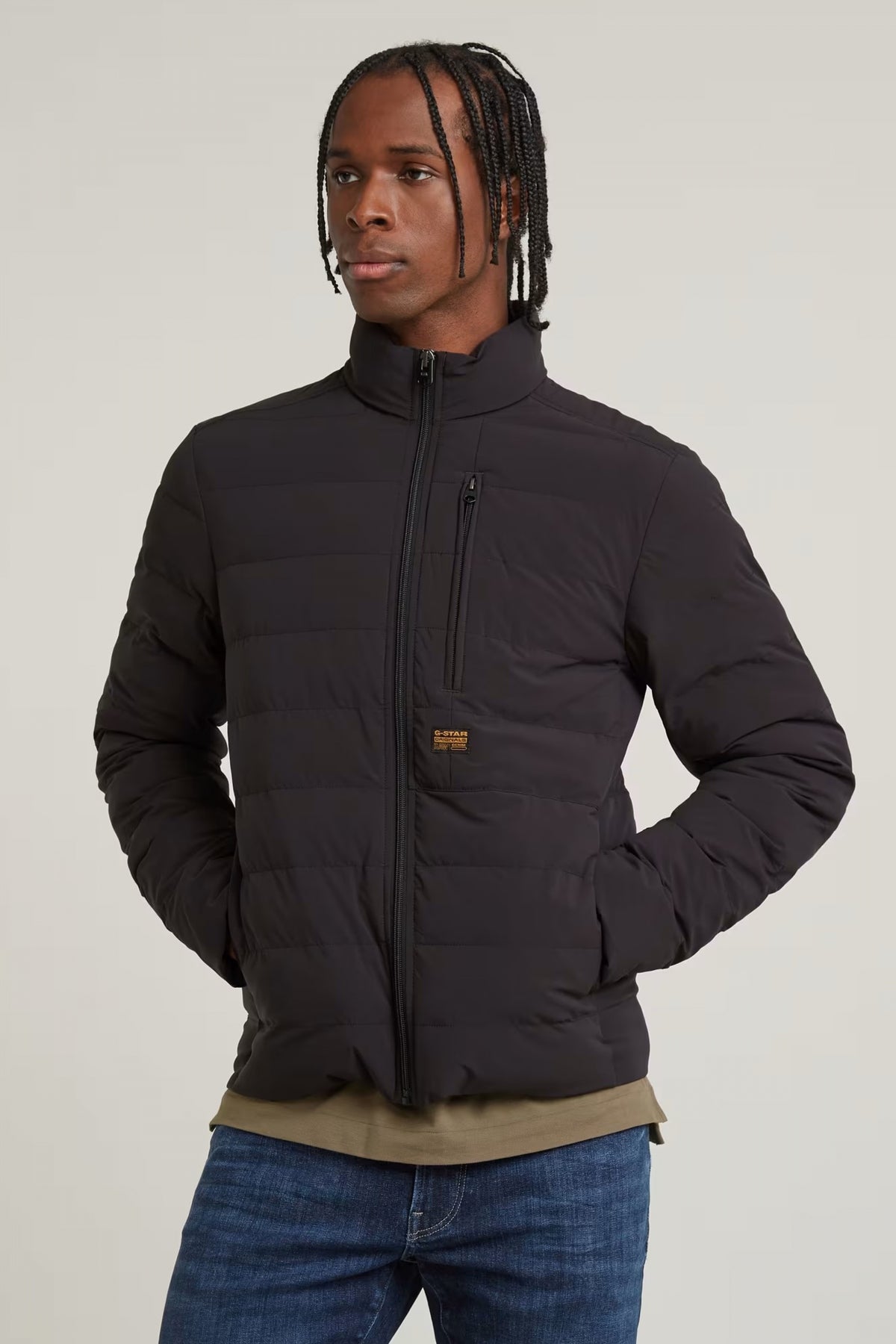 G-STAR  FOUNDATION LINER JKT  en color NEGRO  (1)