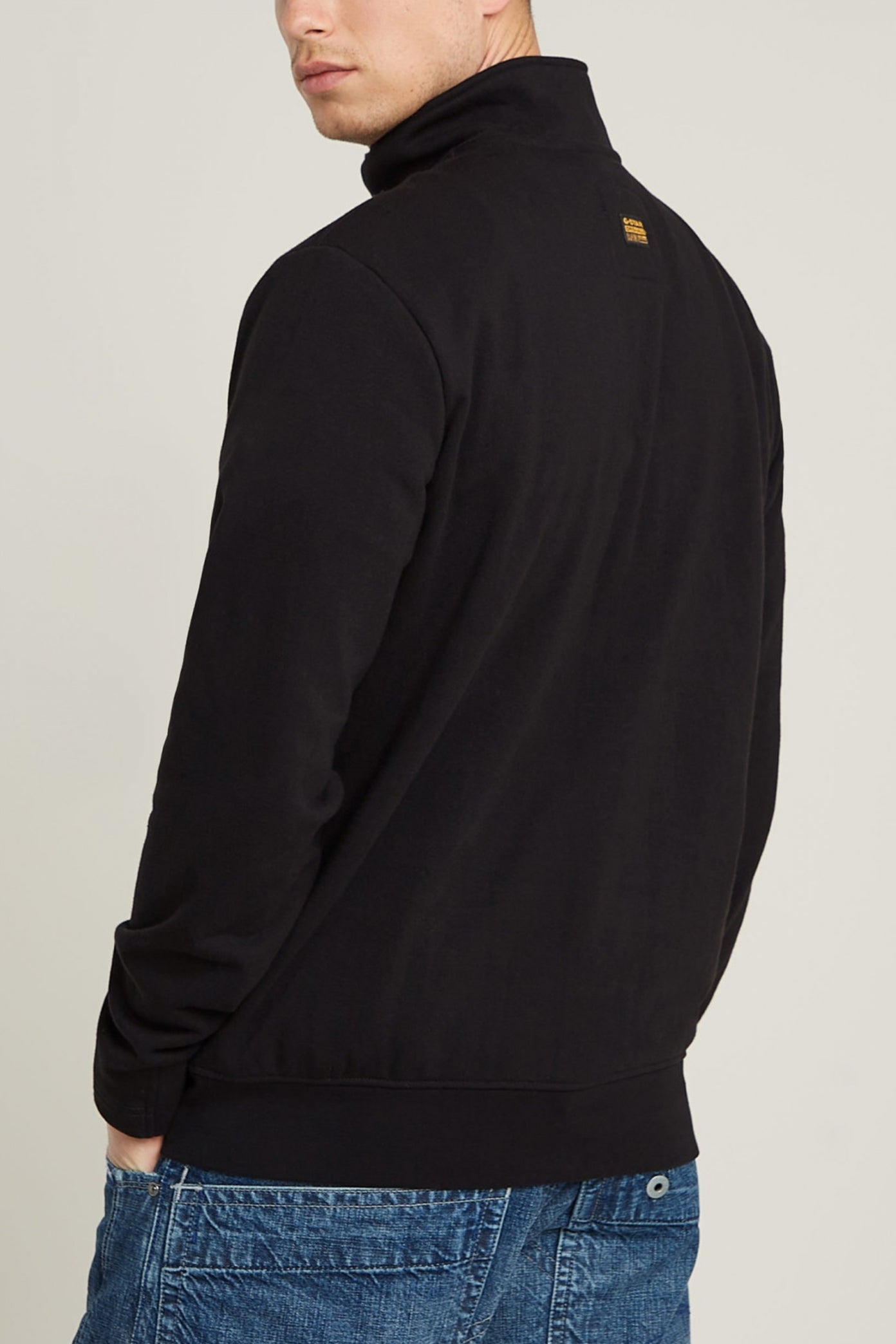 G-STAR NIFOUS HALF ZIP SW en color NEGRO  (3)