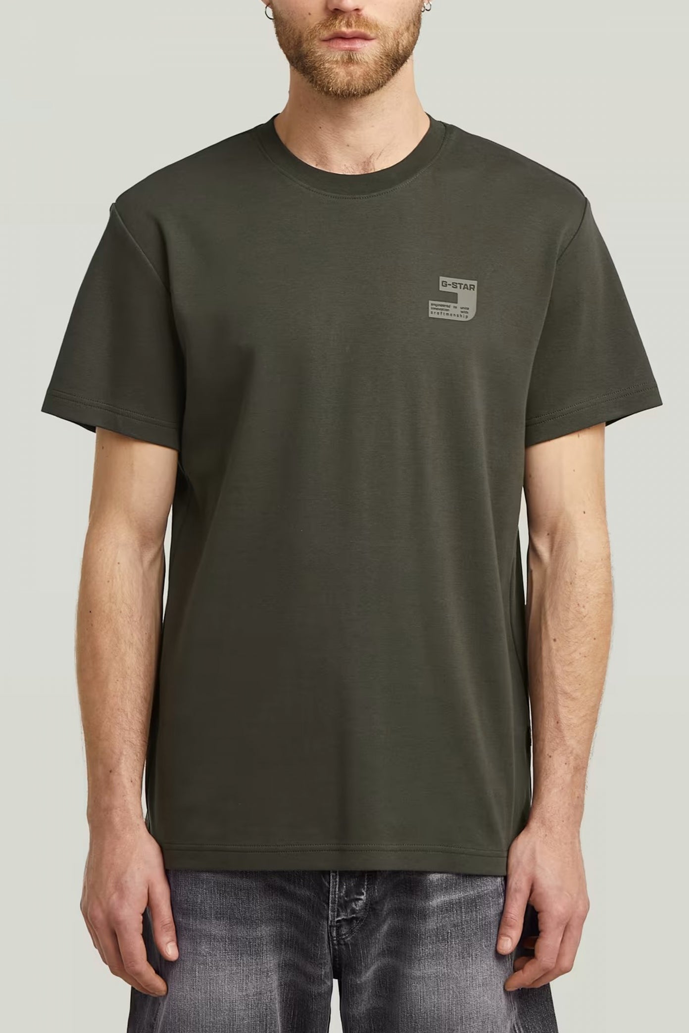 G-STAR CHEST LOGO RT en color VERDE  (1)