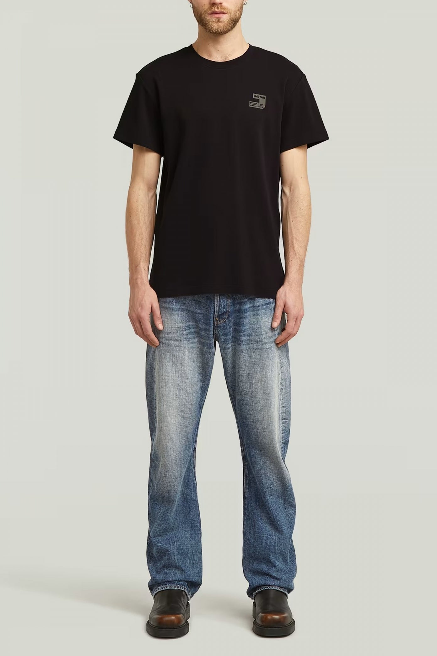 G-STAR CHEST LOGO RT en color NEGRO  (4)