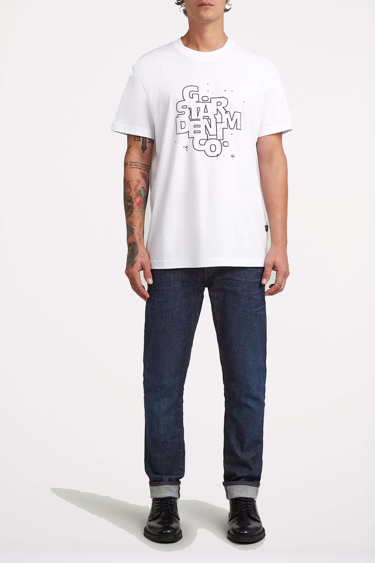 G-STAR HD PRINT R T en color BLANCO  (4)