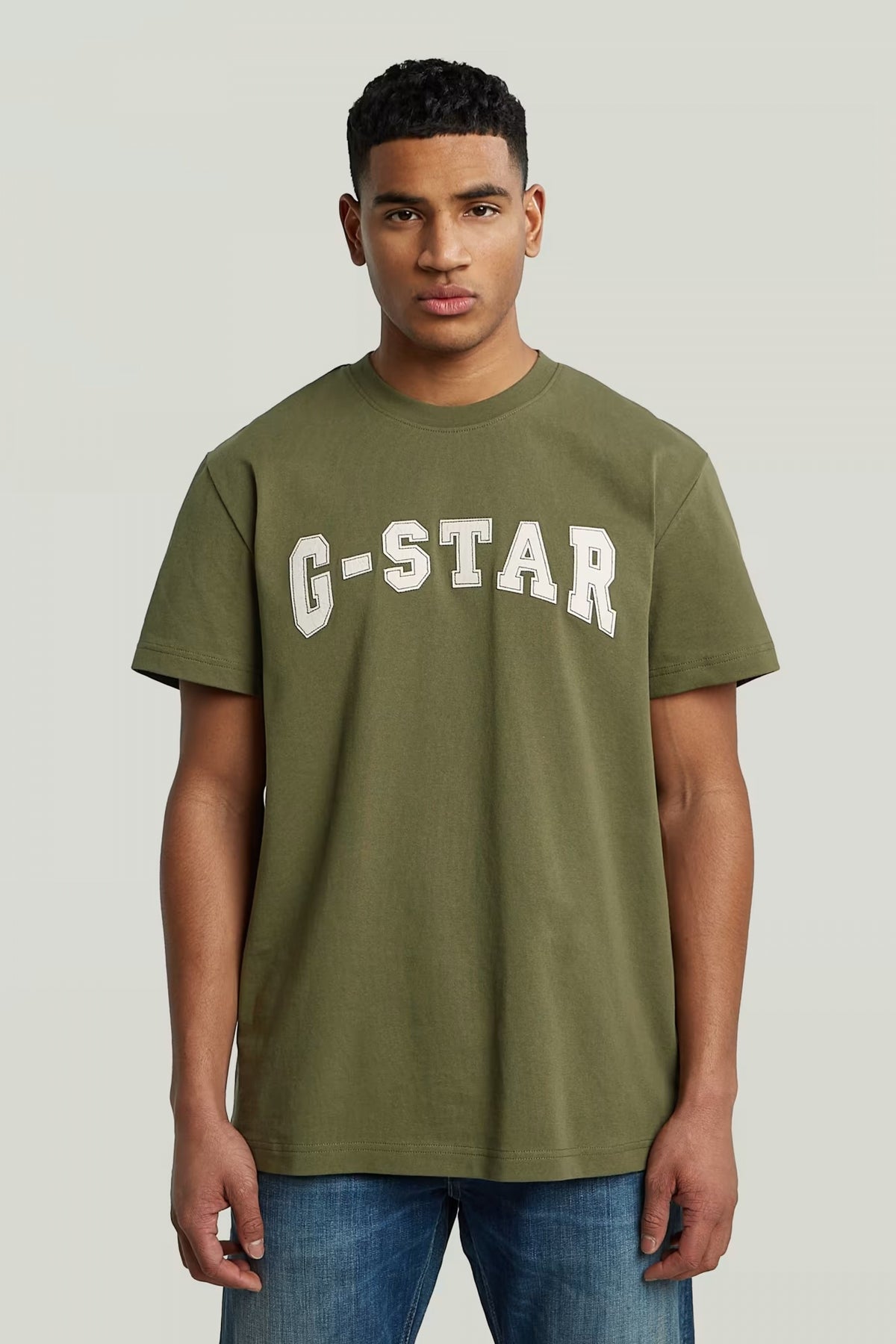G-STAR D C FELT LOGO R T en color VERDE  (1)