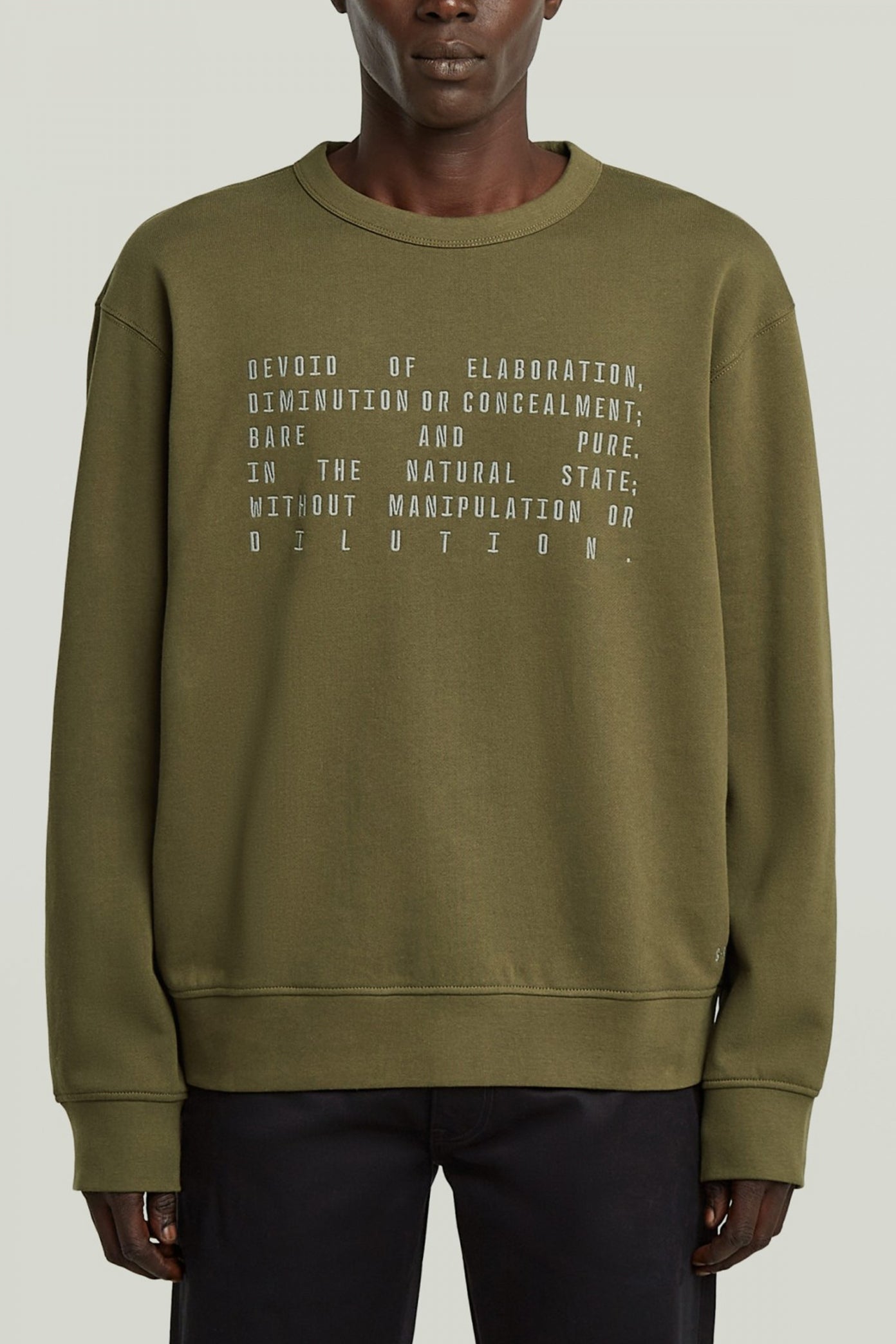 G-STAR TEXT GRAPHIC R SW en color VERDE  (1)
