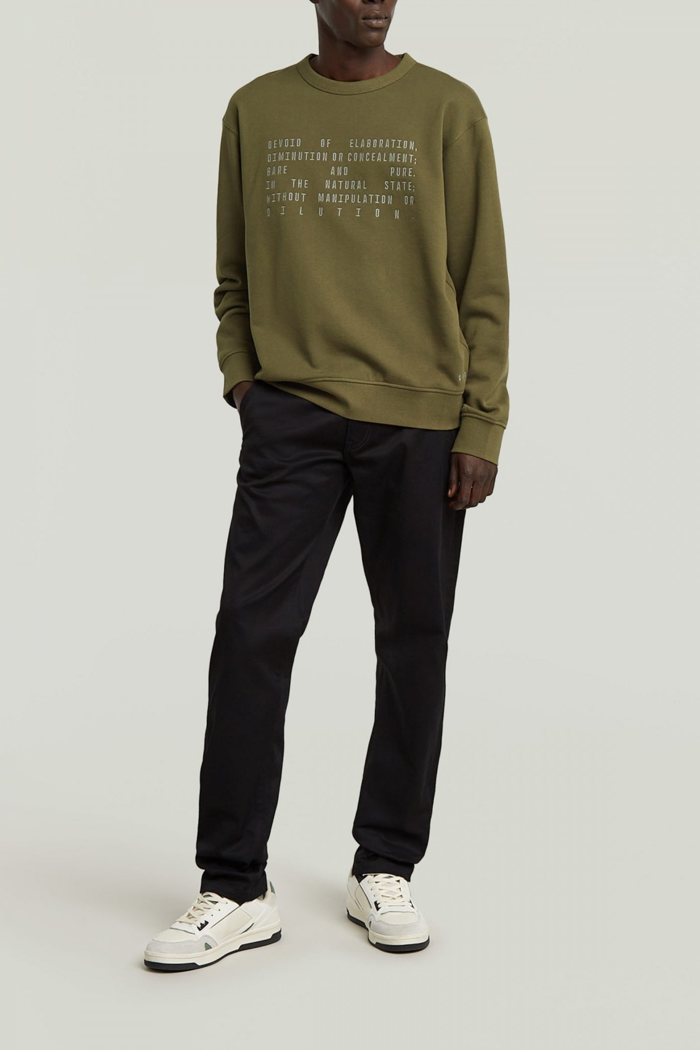G-STAR TEXT GRAPHIC R SW en color VERDE  (4)