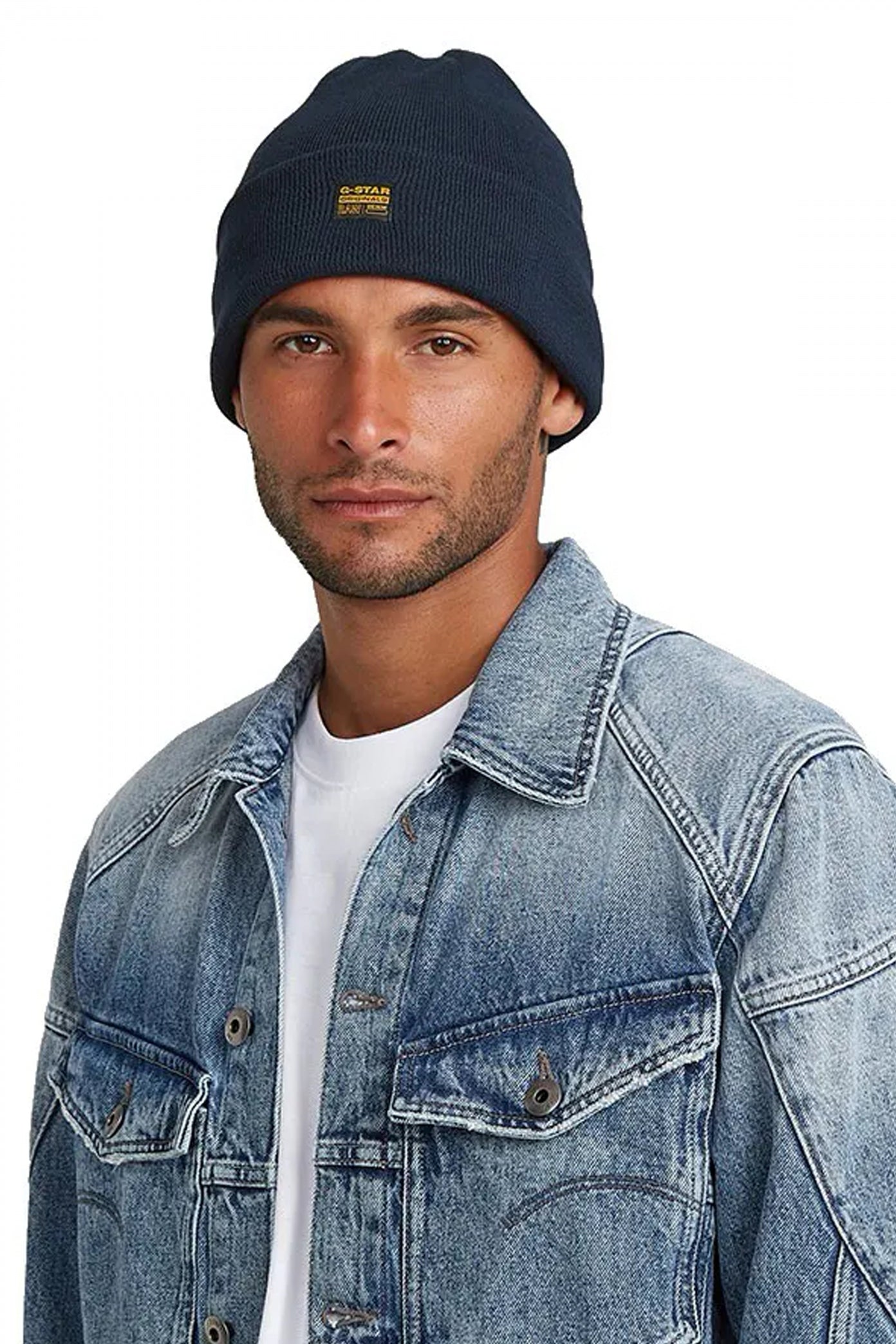 G-STAR  EFFO LONG BEANIE  en color AZUL  (2)