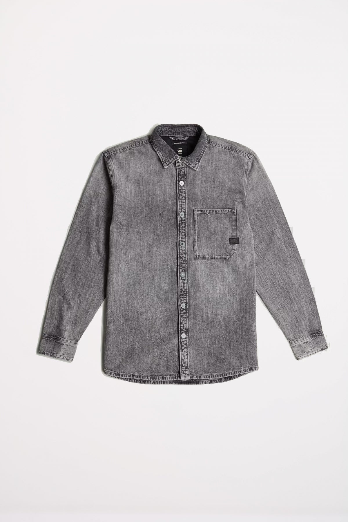 G-STAR REGULAR  PKT SHIRT LS en color GRIS  (2)
