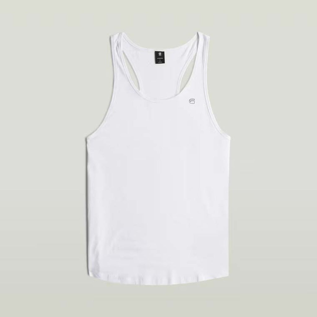 G-STAR  LASH MUSCLE TANK TOP  en color BLANCO  (4)