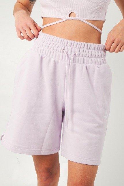 PUMA HIGH WAIST LONGLI SHORT en color ROSA  (1)