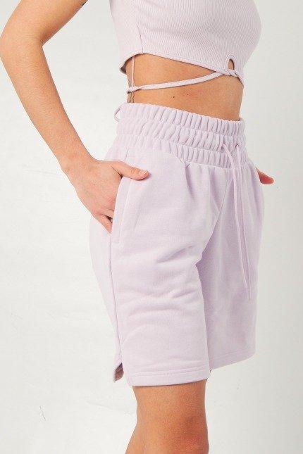 PUMA HIGH WAIST LONGLI SHORT en color ROSA  (2)