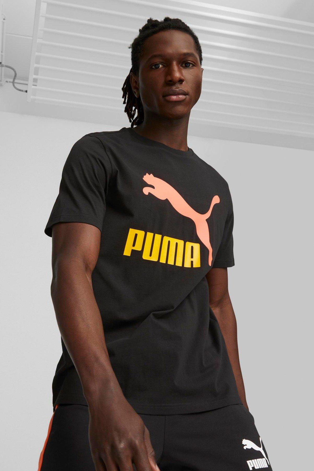 PUMA CLASSICS LOGO TEE en color NEGRO  (1)