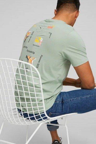 PUMA CLASSICS BRAND LOVE en color VERDE  (3)