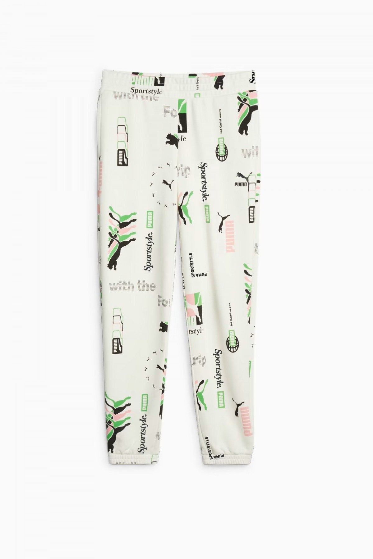 PUMA CLASSICS PRINTED WOMEN'S SWEATPANTS en color BLANCO  (2)