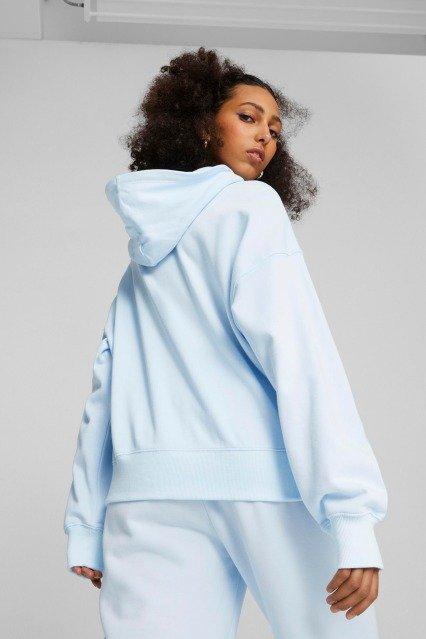 PUMA CLASSICS OVERSIZED HOOD  en color AZUL  (3)