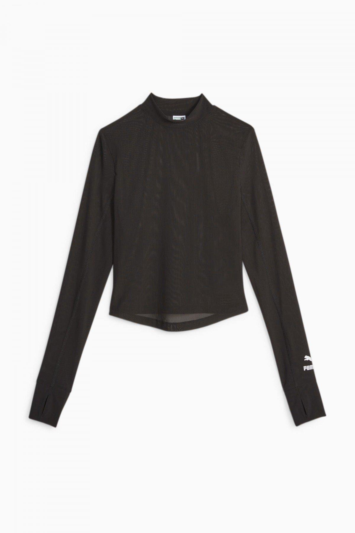 PUMA DARE TO LONG SLEEVE en color NEGRO  (2)