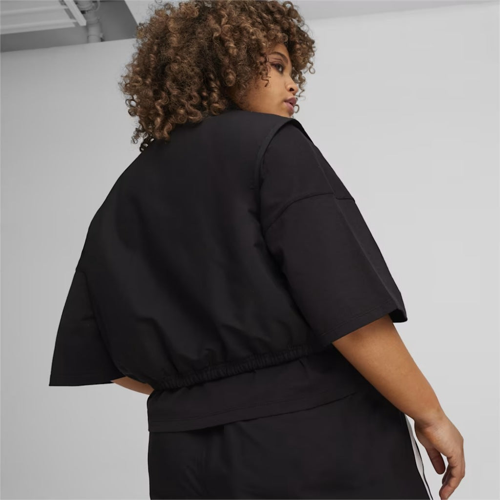 PUMA DARE TO WOVEN VEST en color NEGRO  (4)