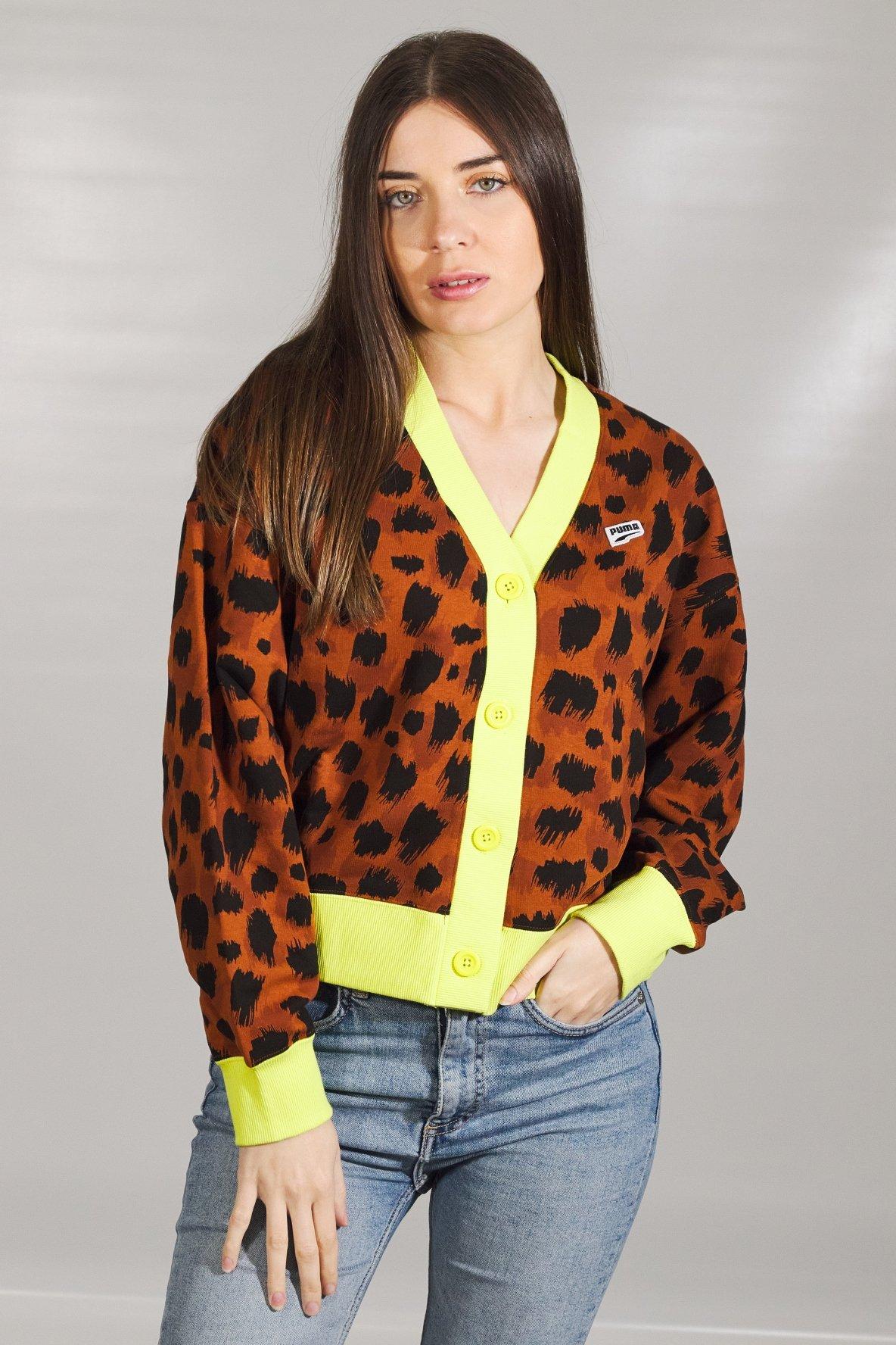 PUMA  KITTEN CARDIGAN TR en color MARRON  (1)