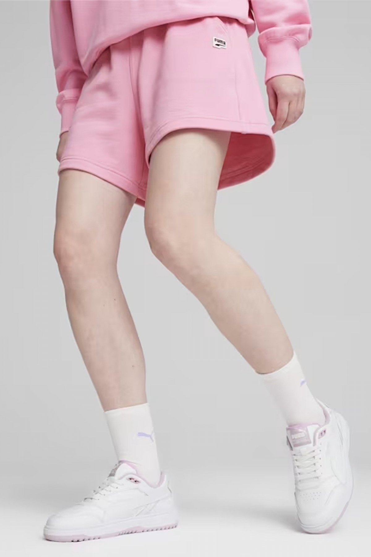 PUMA WAIST SHORTS TR en color ROSA  (1)