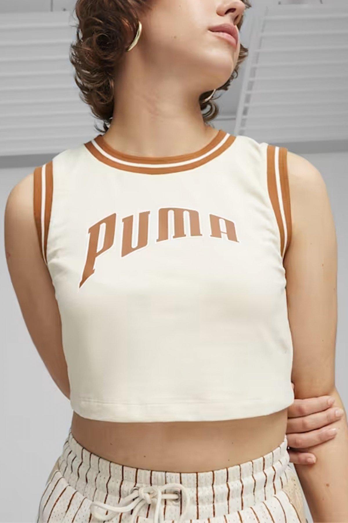 PUMA GRAPHIC CROPPED TEE en color BLANCO  (1)