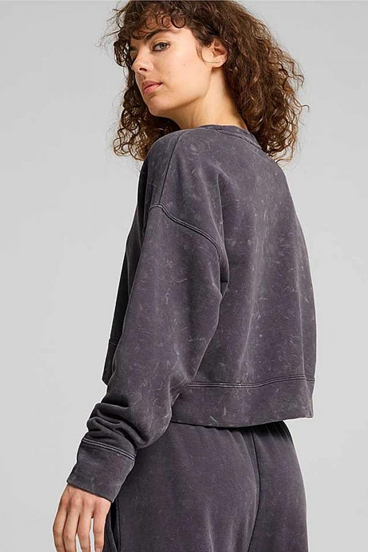 PUMA DARE TO RELAXED WASHED CRE en color GRIS  (2)