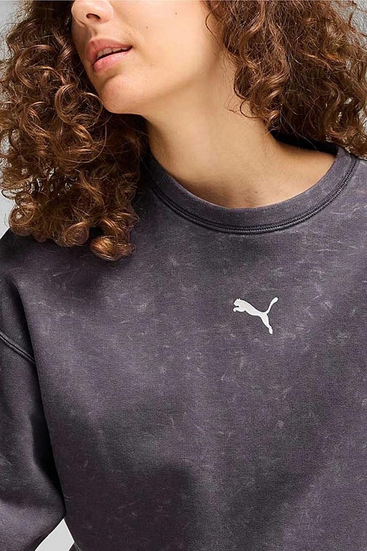 PUMA DARE TO RELAXED WASHED CRE en color GRIS  (4)