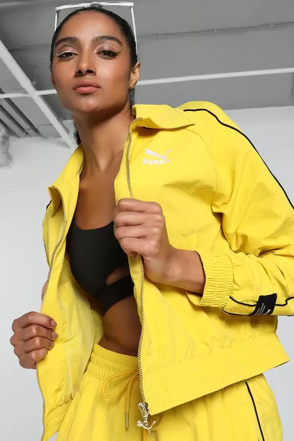 PUMA TRACK JACKET en color AMARILLO  (1)