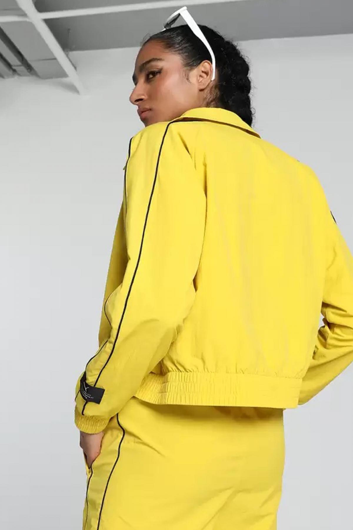 PUMA TRACK JACKET en color AMARILLO  (2)
