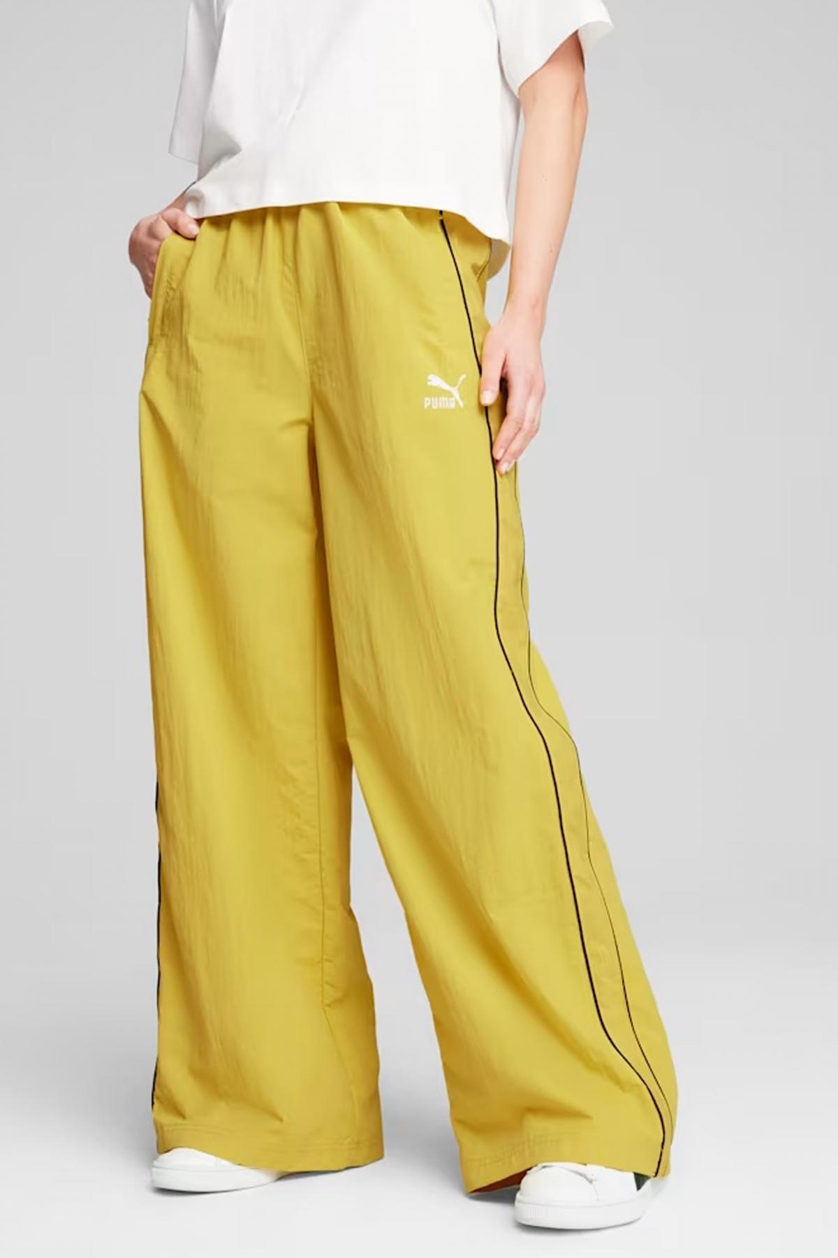 PUMA T TRACK PANTS en color AMARILLO  (1)