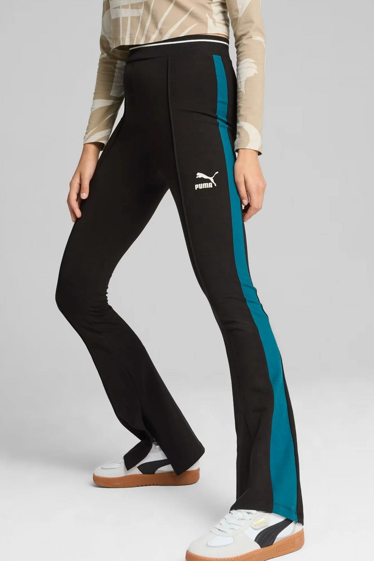 PUMA FLARED LEGGINGS en color NEGRO  (1)
