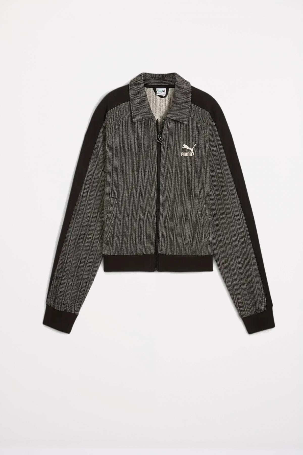 PUMA  T TRACK JACKET en color NEGRO  (2)