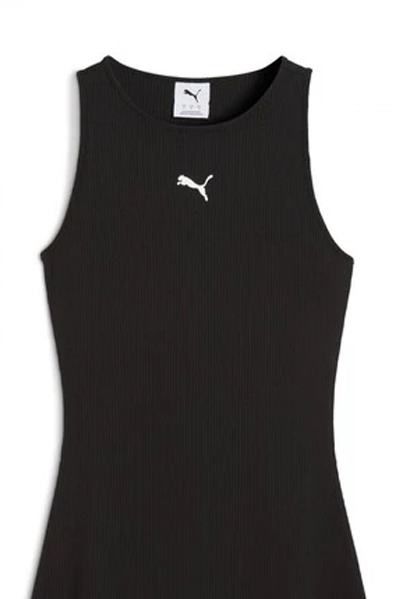 PUMA WARDROBE ESS RIBBED DRESS en color NEGRO  (2)