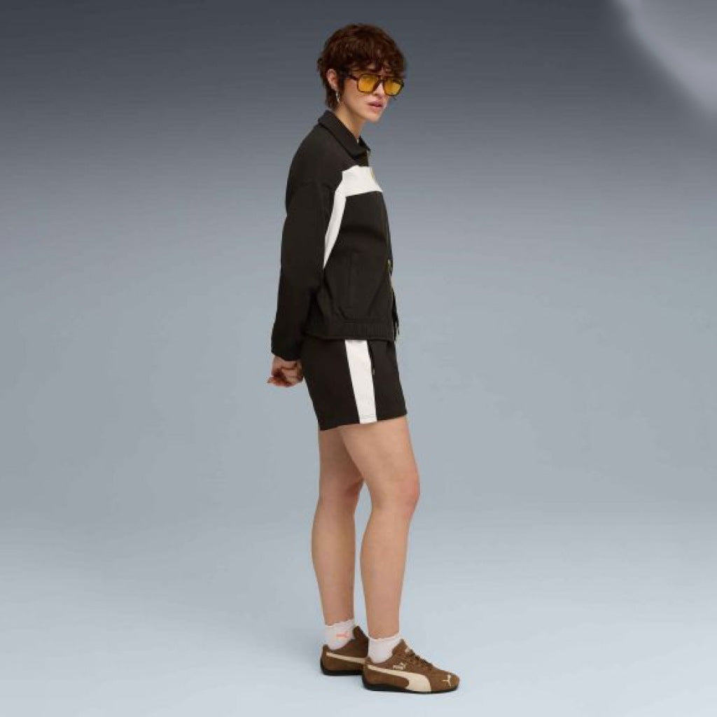 PUMA  PINTUCK SHORTS '  en color NEGRO  (6)