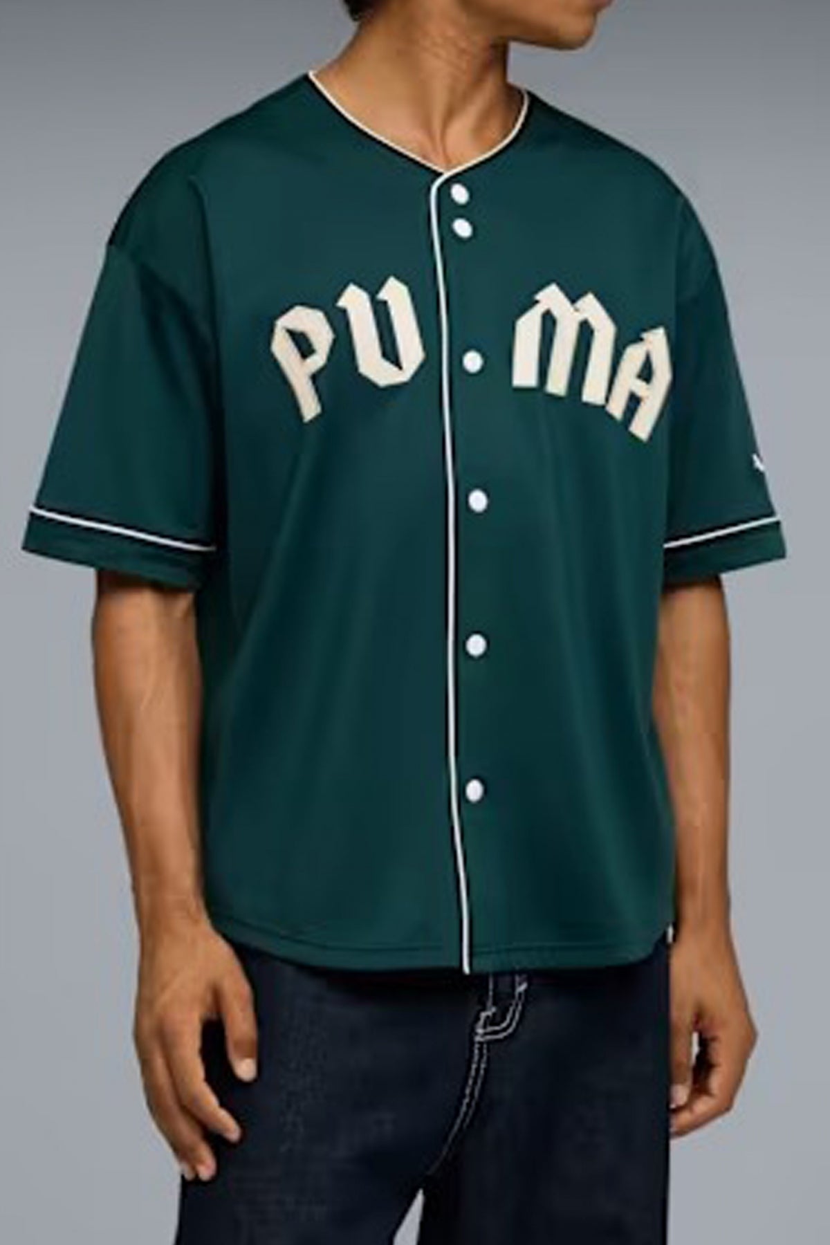 PUMA OVERSIZED BASEBALL JERSEY en color VERDE  (1)