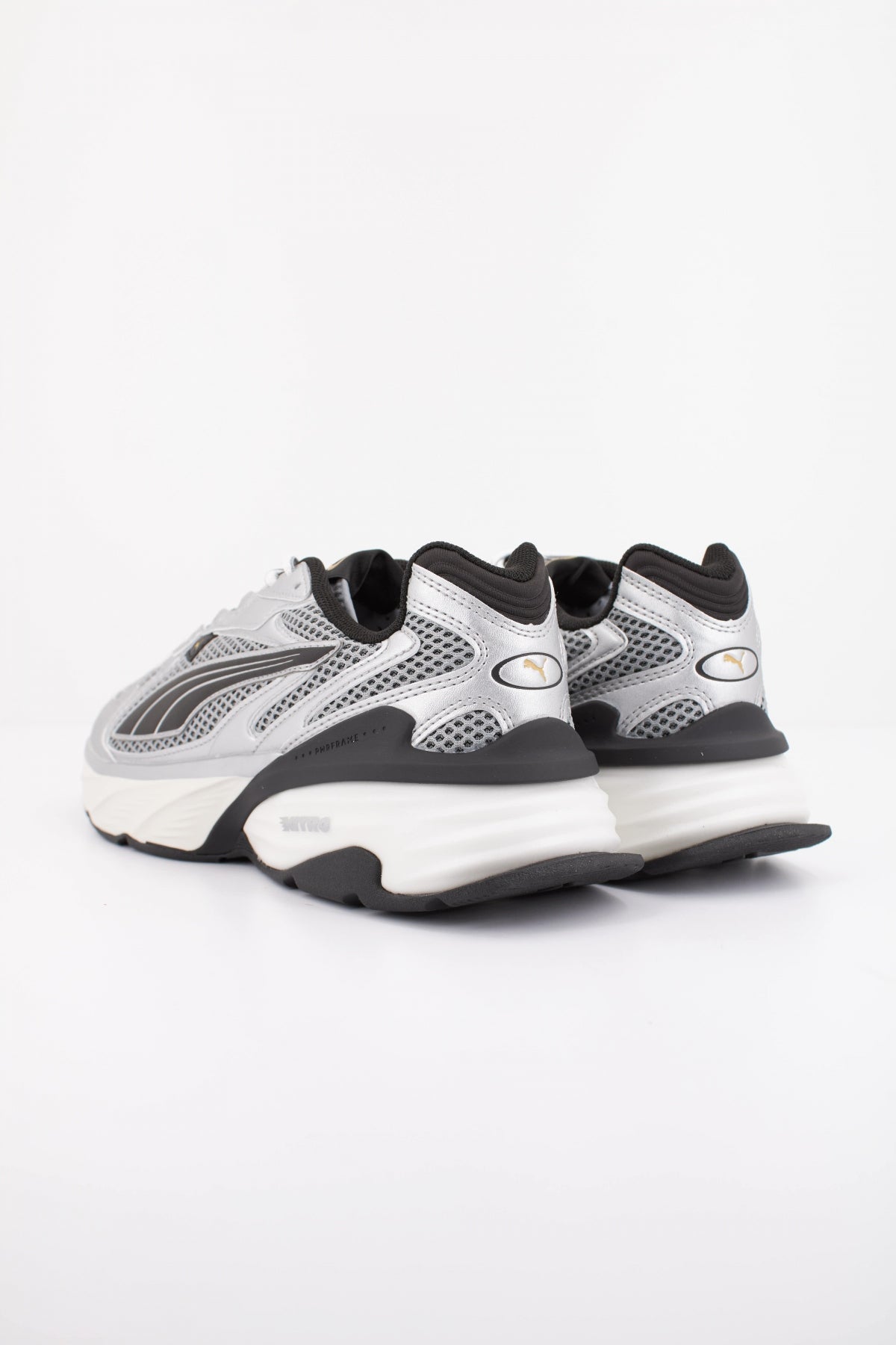 PUMA FADE NITRO LS en color PLATA  (3)