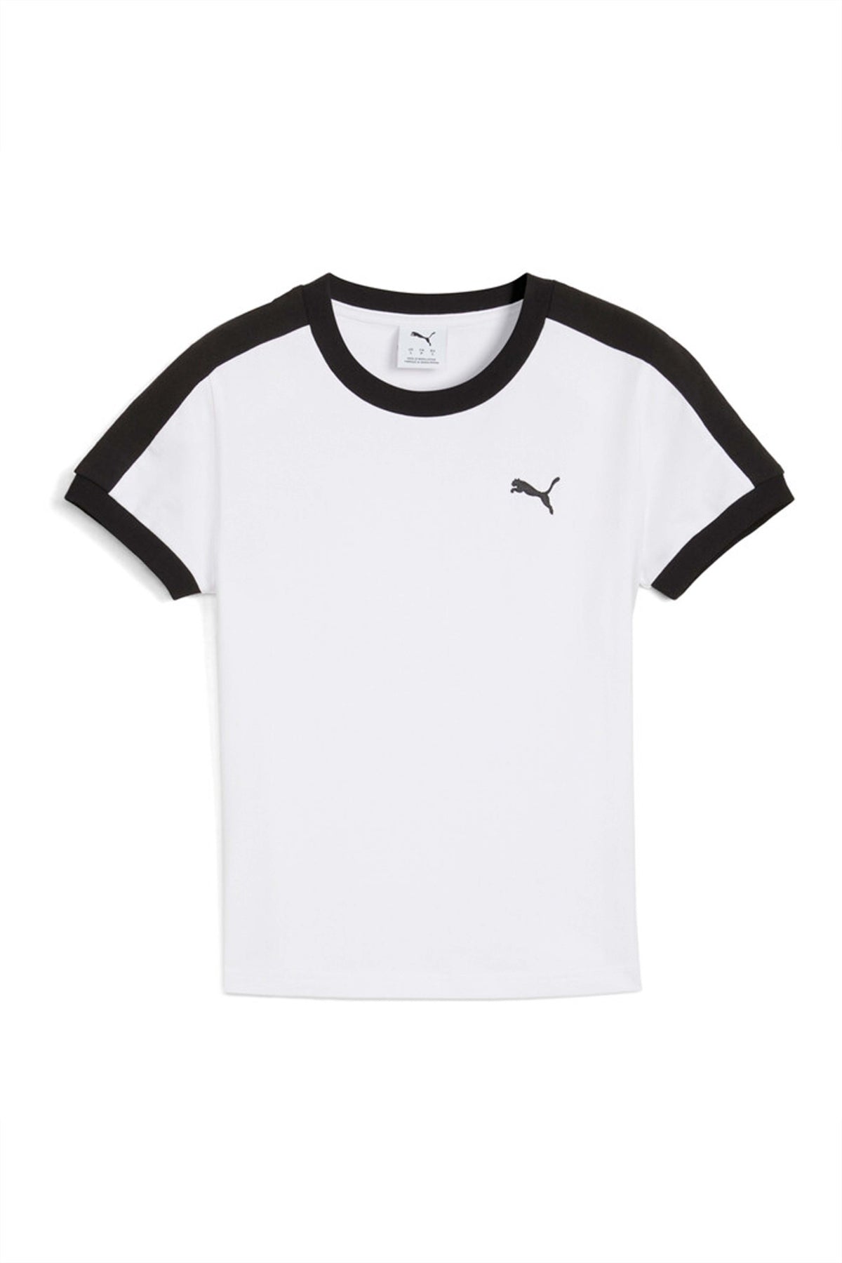 PUMA  T SLIM TEE  en color BLANCO  (2)