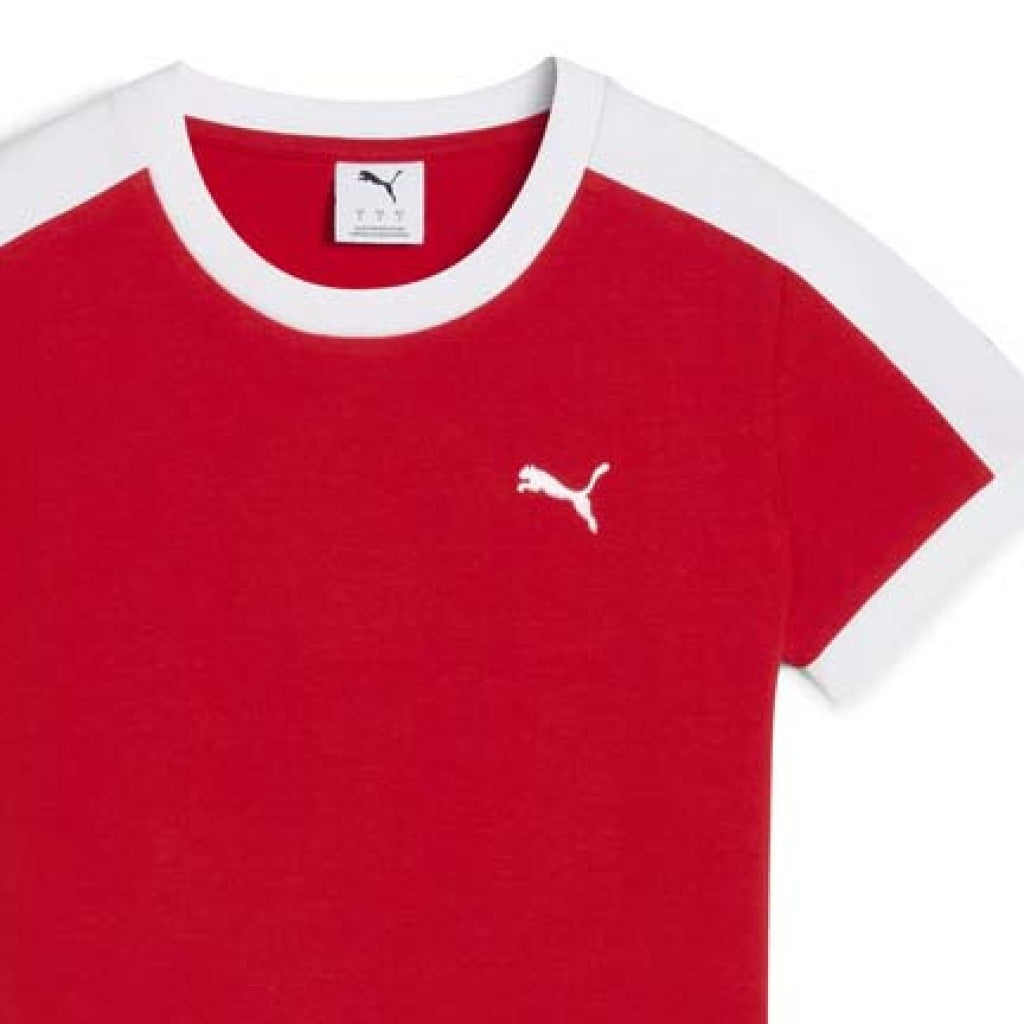 PUMA  SLIM TEE  en color ROJO  (6)