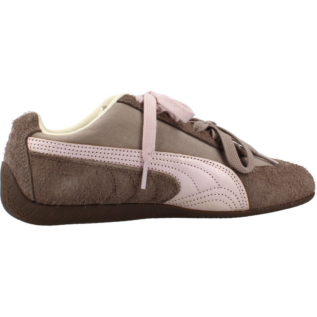 PUMA SPEEDCAT BRUSHED LUXE WNS en color GRIS  (4)