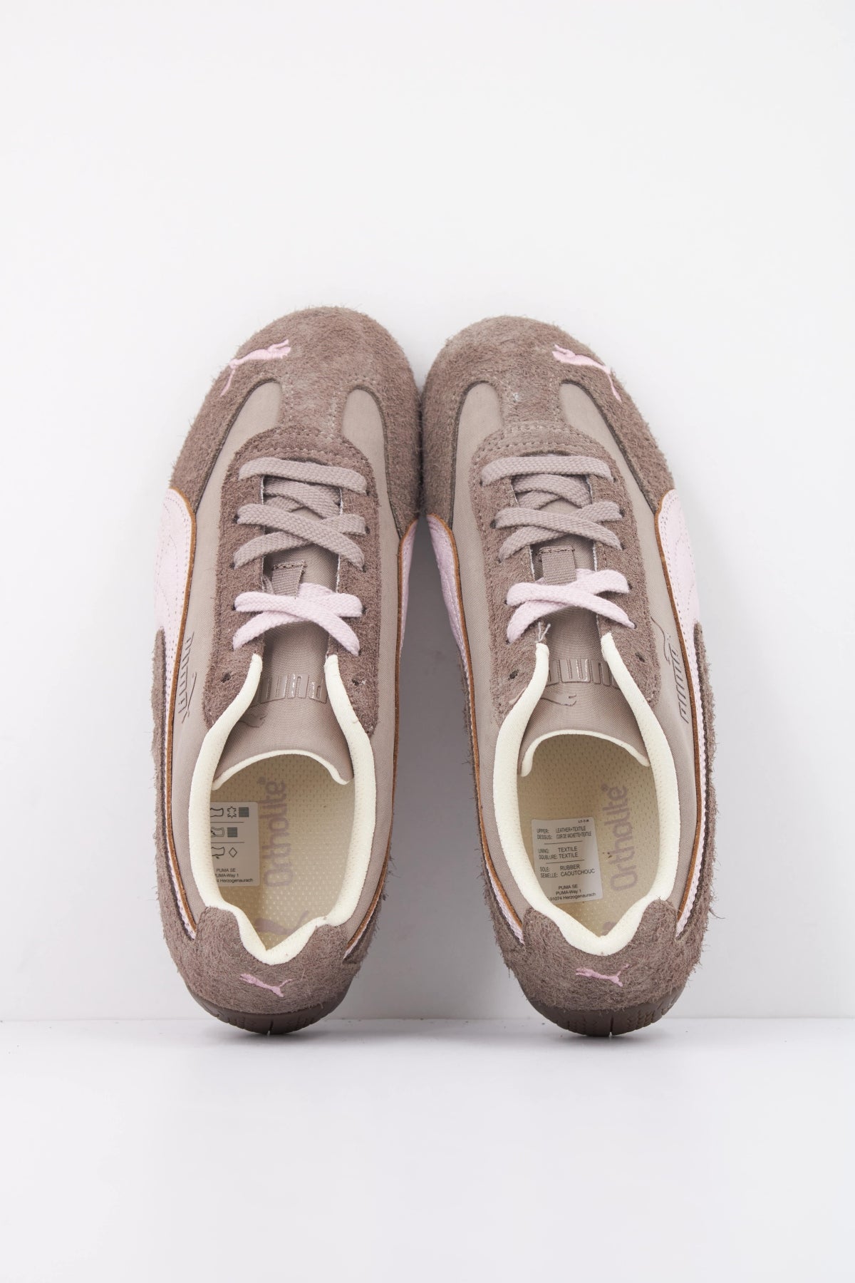 PUMA SPEEDCAT BRUSHED LUXE WNS en color GRIS  (3)