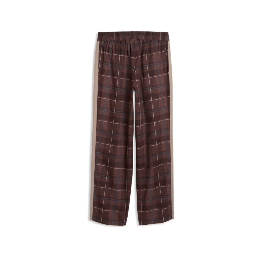 PUMA T RELAXED TARTAN WOVEN TRACK PANTS OP en color MARRON  (5)