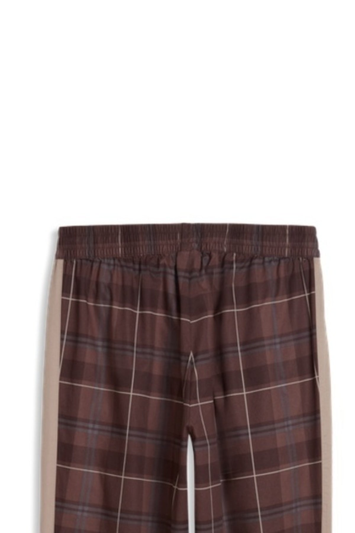 PUMA T RELAXED TARTAN WOVEN TRACK PANTS OP en color MARRON  (3)