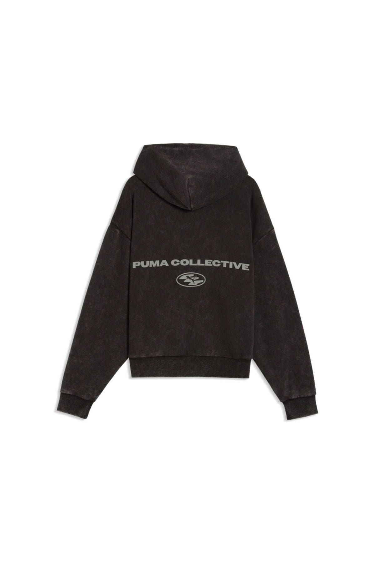 PUMA SPC BOXY WASHED GRAPHIC HOODIE TR en color NEGRO  (2)
