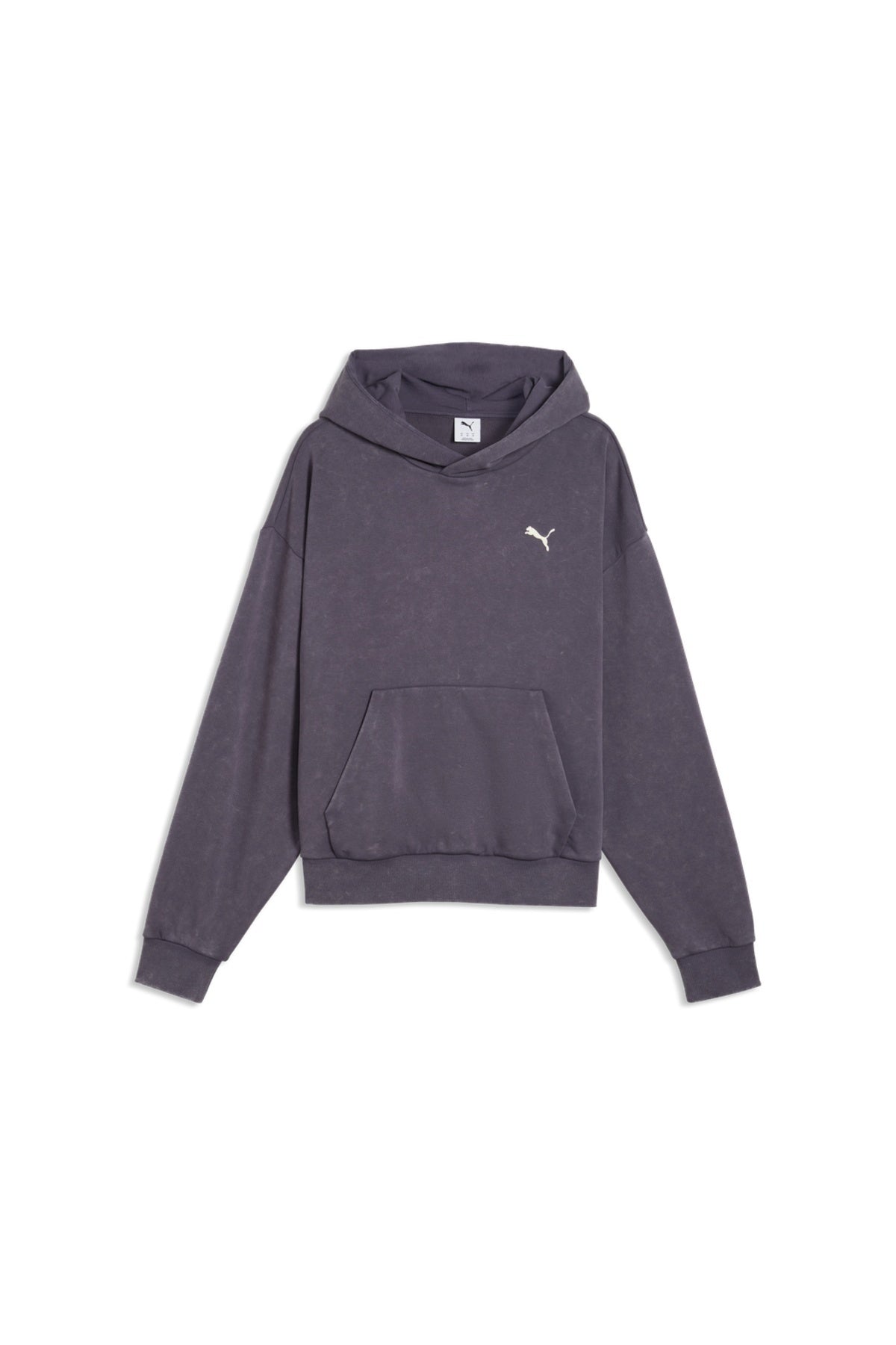 PUMA SPC BOXY WASHED GRAPHIC HOODIE TR en color VIOLETA  (1)