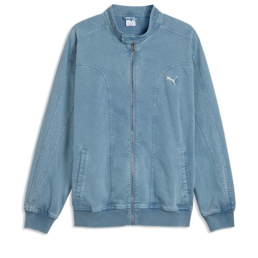 PUMA FUTURE.PUMA.ARCHIVE T RELAXED WASHED TWILL TRACK  en color AZUL  (4)