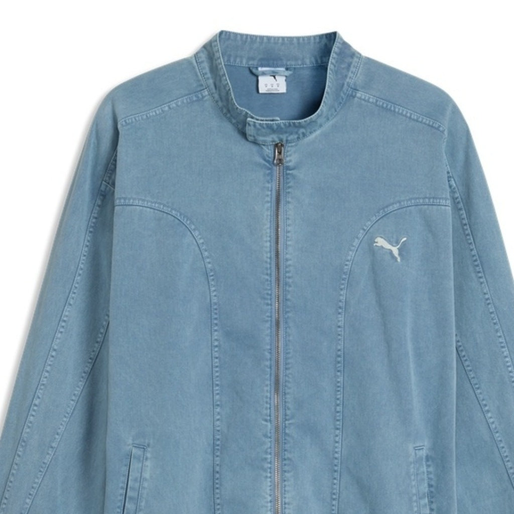 PUMA FUTURE.PUMA.ARCHIVE T RELAXED WASHED TWILL TRACK  en color AZUL  (5)